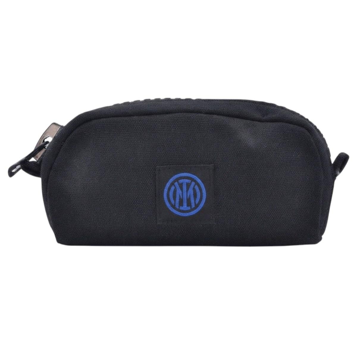 Pochette in canvas piccola con zip ufficiale Inter