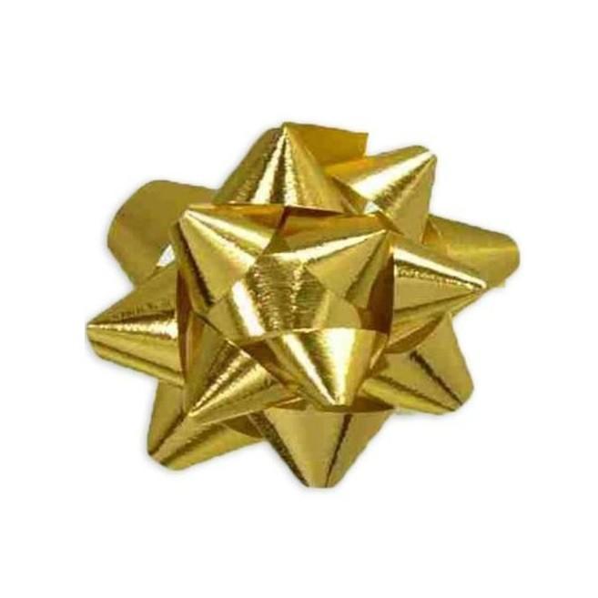Coccarde adesive metallizzate oro 10 mm. confezione 140 pz.
