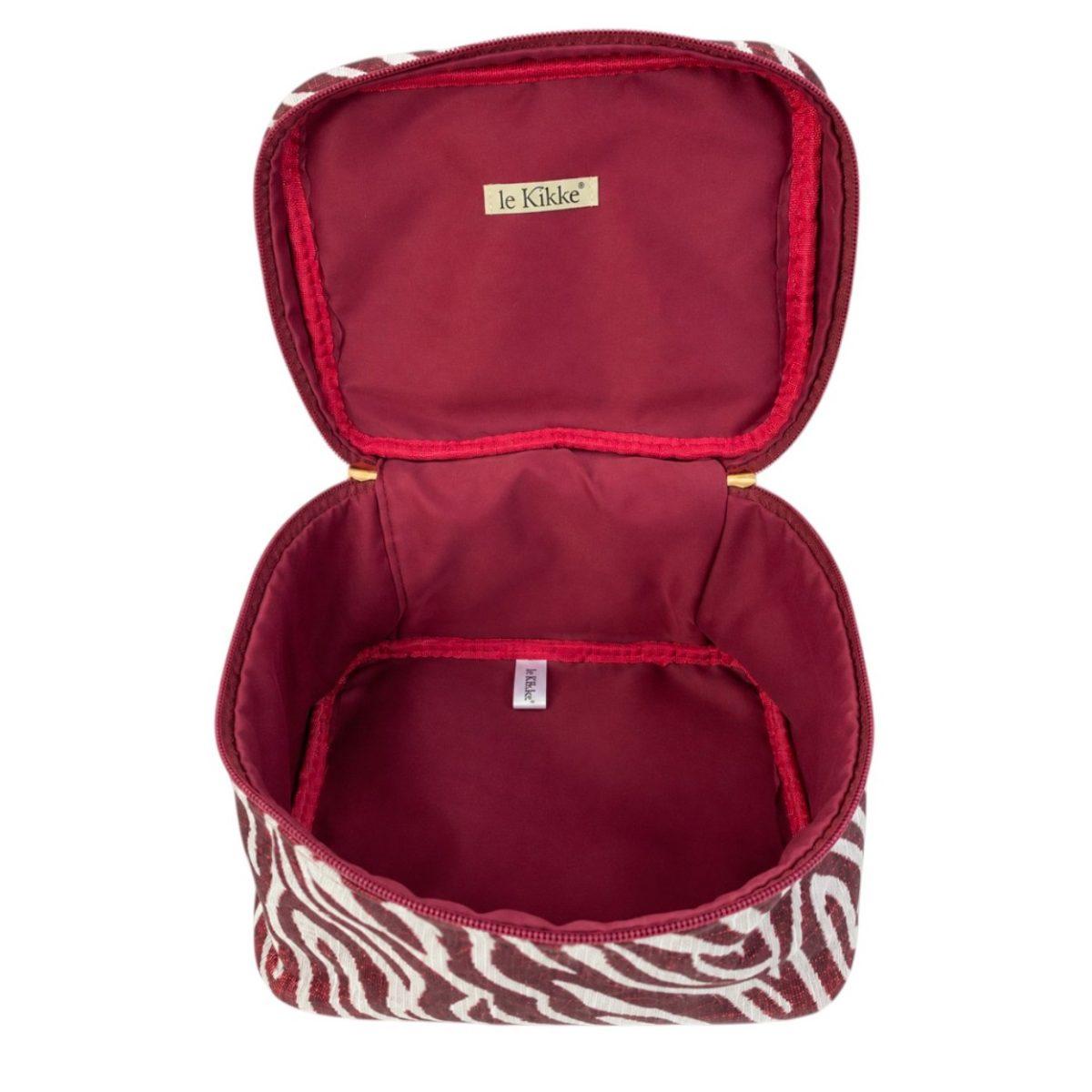 Beautycase zebrato donna Le Kikke
