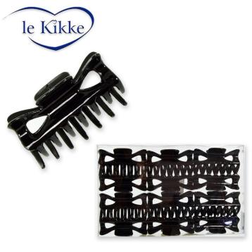 Pinza per capelli nera le Kikke