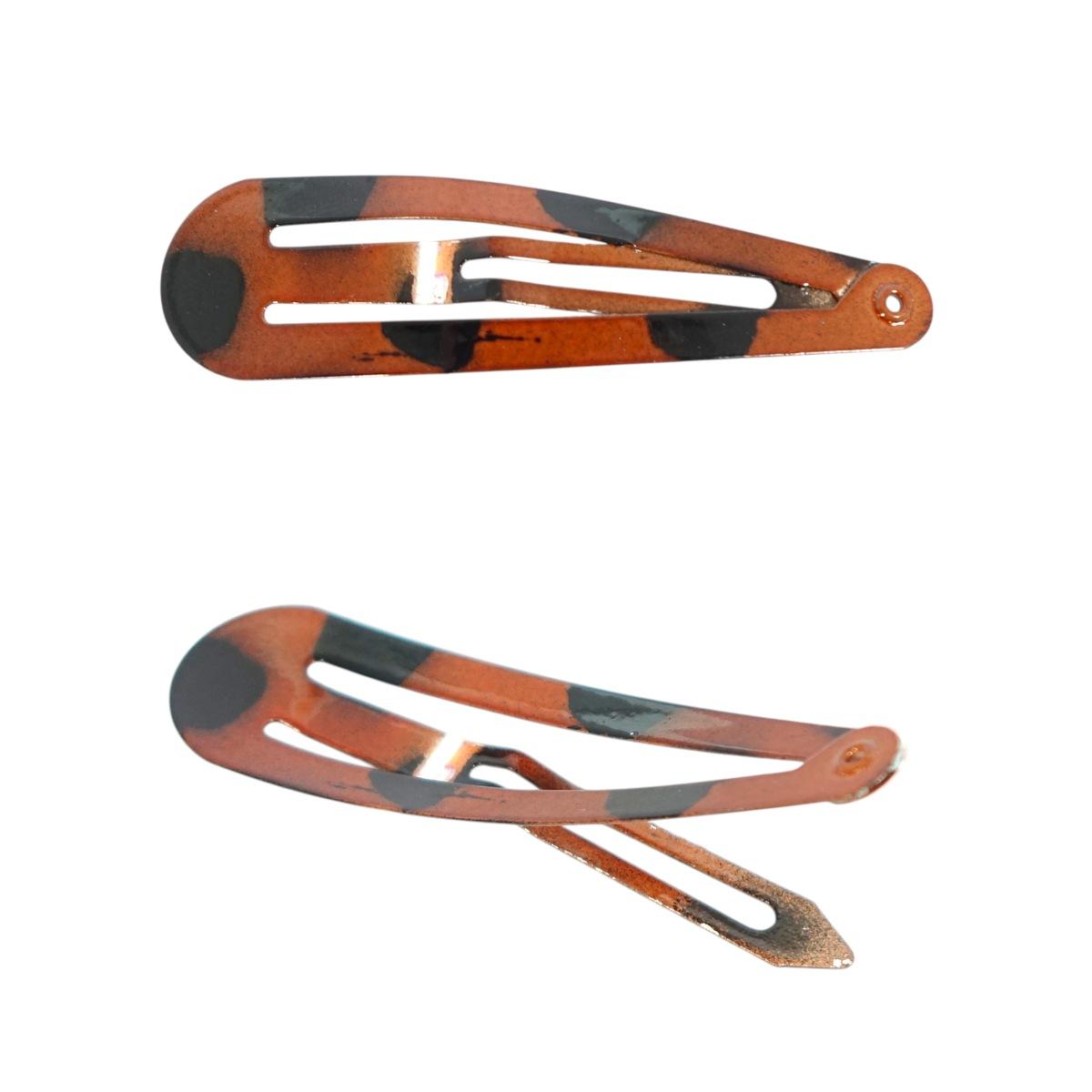 Clic clac per capelli 6 cm tartarugato