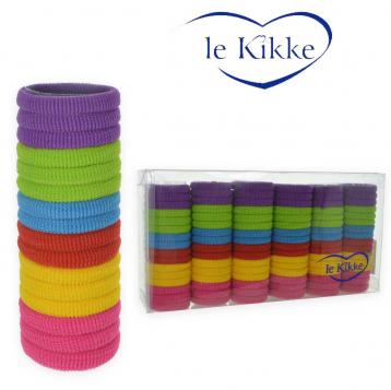 Tubo elastici grandi 96pz colori assortiti Le Kikke