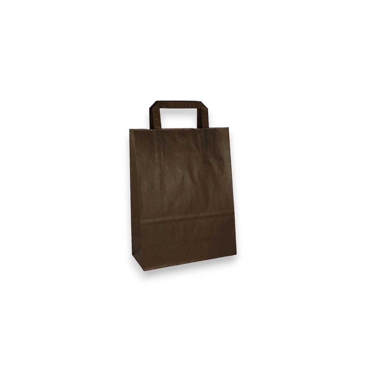 Shoppers carta colore cioccolato h24 x 22l x 10l