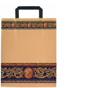 Shopper in carta h.45 x l.32 x p.17 cm fantasia cammeo blu