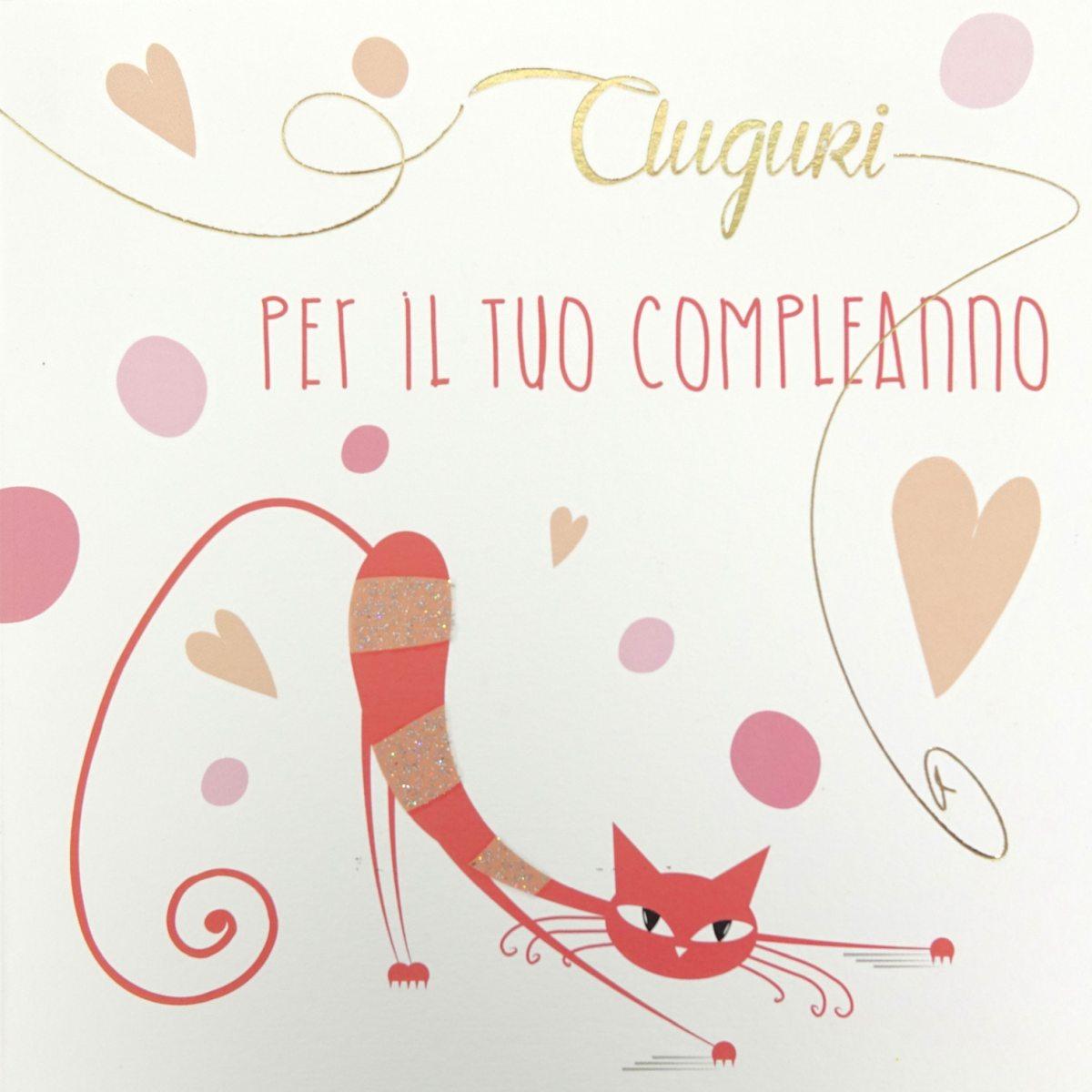 Biglietti auguri compleanno 16x16 cm