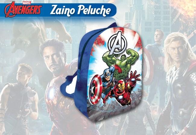 Zaino peluche avengers 3d