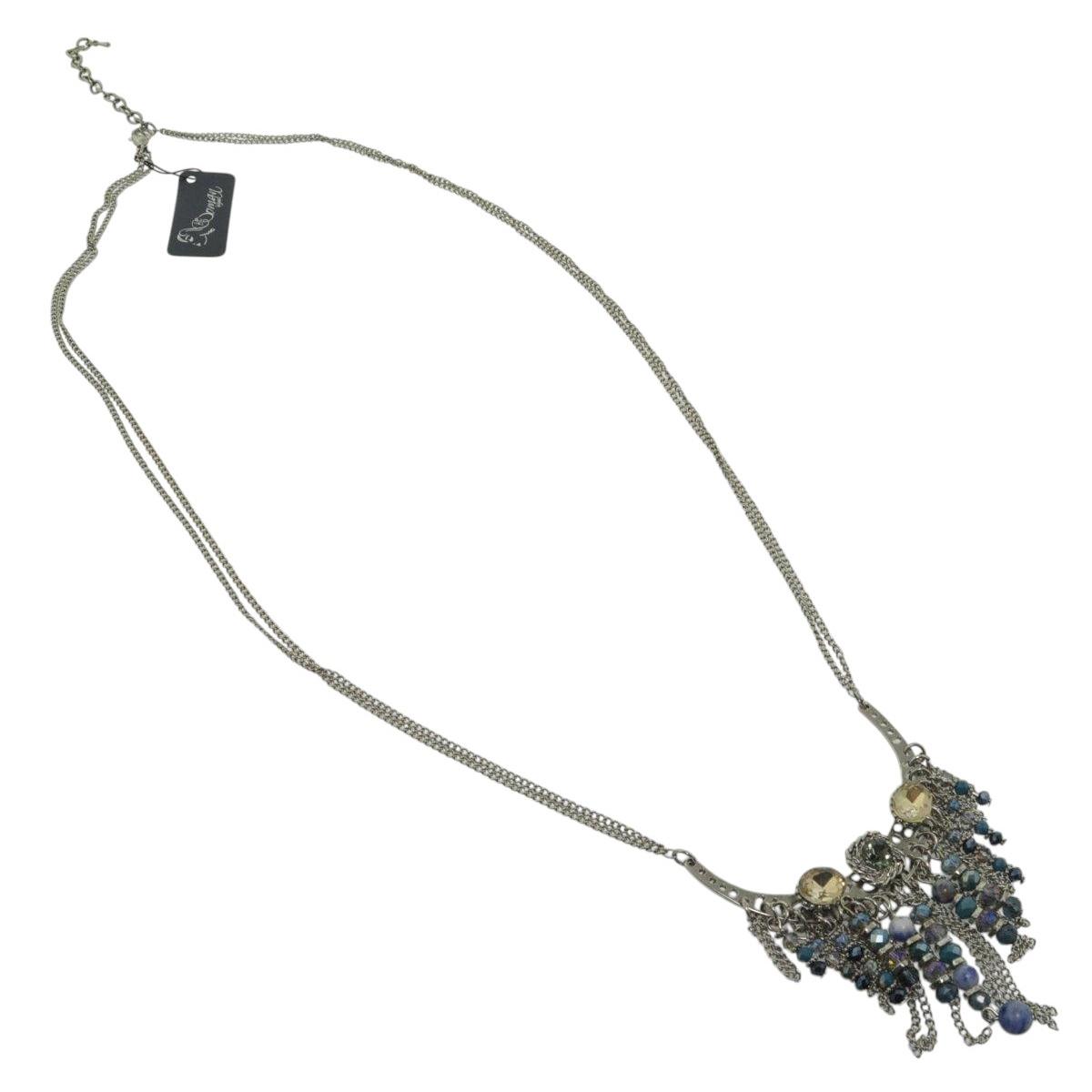 Collana con ciondolo a frange