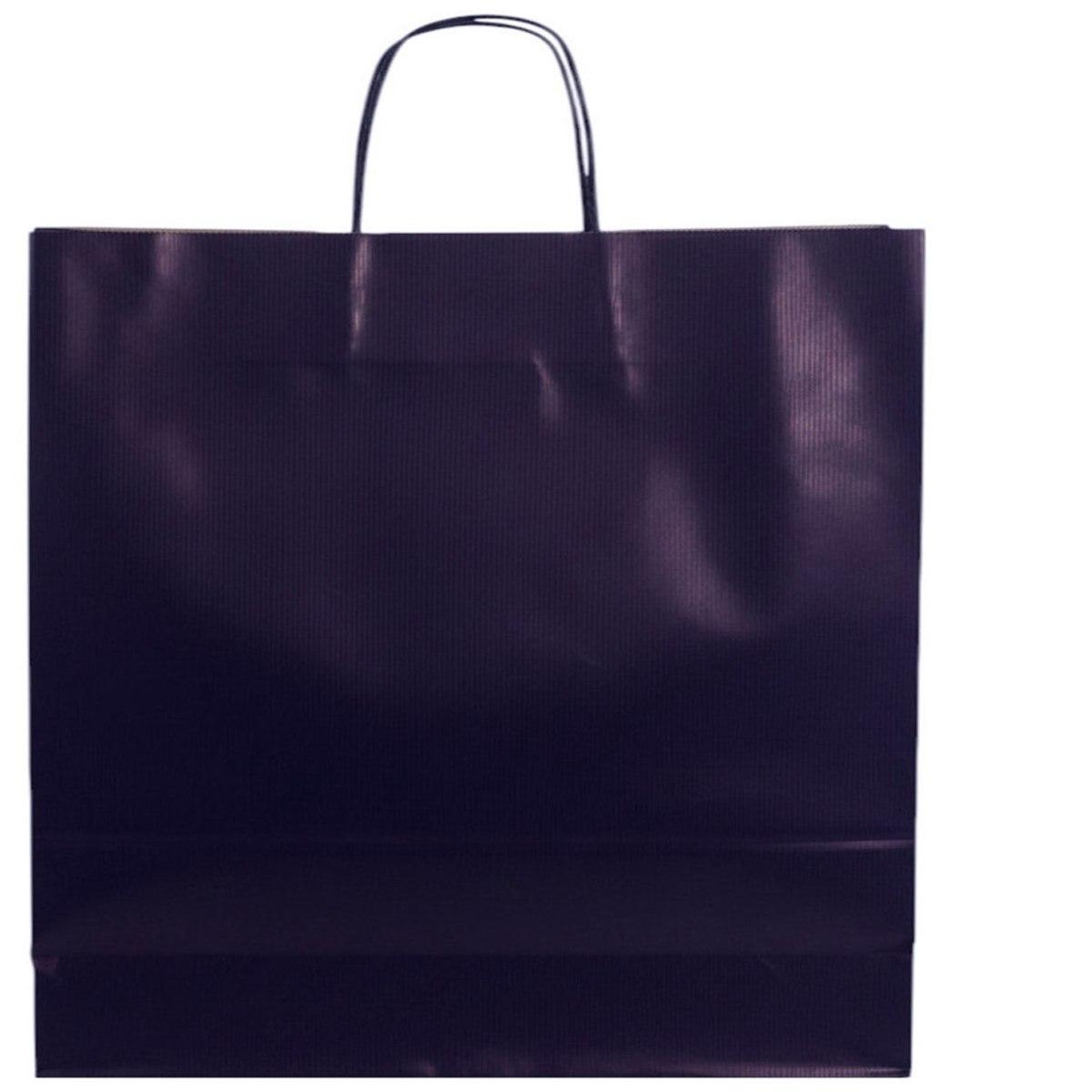 Shopper in carta h.49 x l.45 x p.15 cm colore eco blu