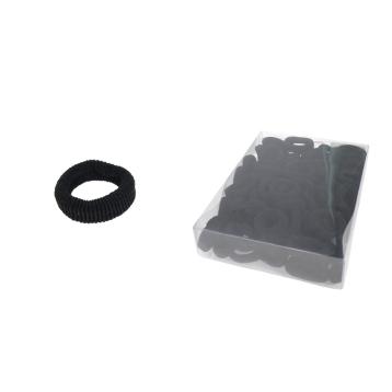 Polsino per capelli medio filanca nero confezione da 100 pz