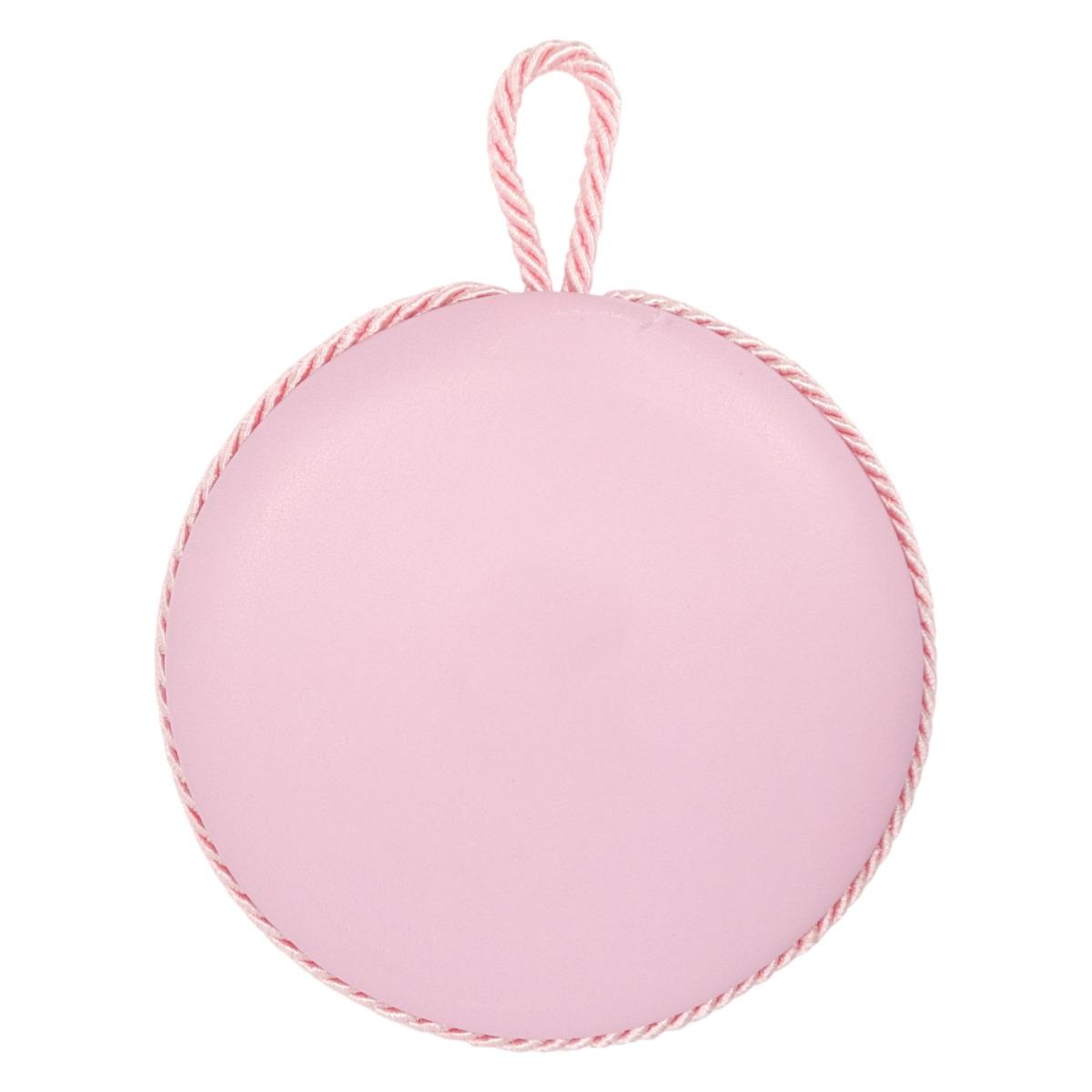 Medaglione culla Madonna con bambino rosa Valenti