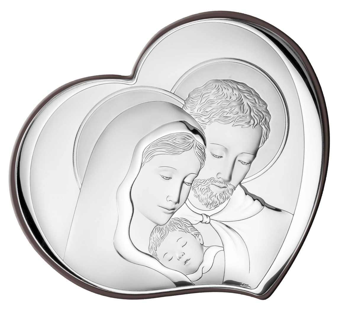 Sacra famiglia 10,5x9 sagomata valenti
