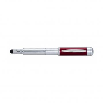 Penna tris con usb 8gb e soft touch cappuccio rosso
