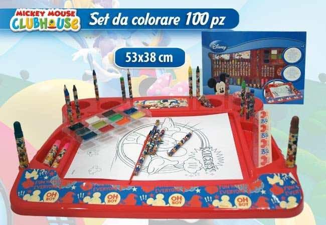 Set da disegno con lavagna mickey