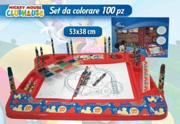 Set da disegno con lavagna mickey