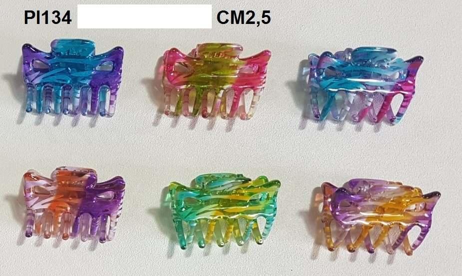 Pinzotto cm2,5 multicolor, plastica