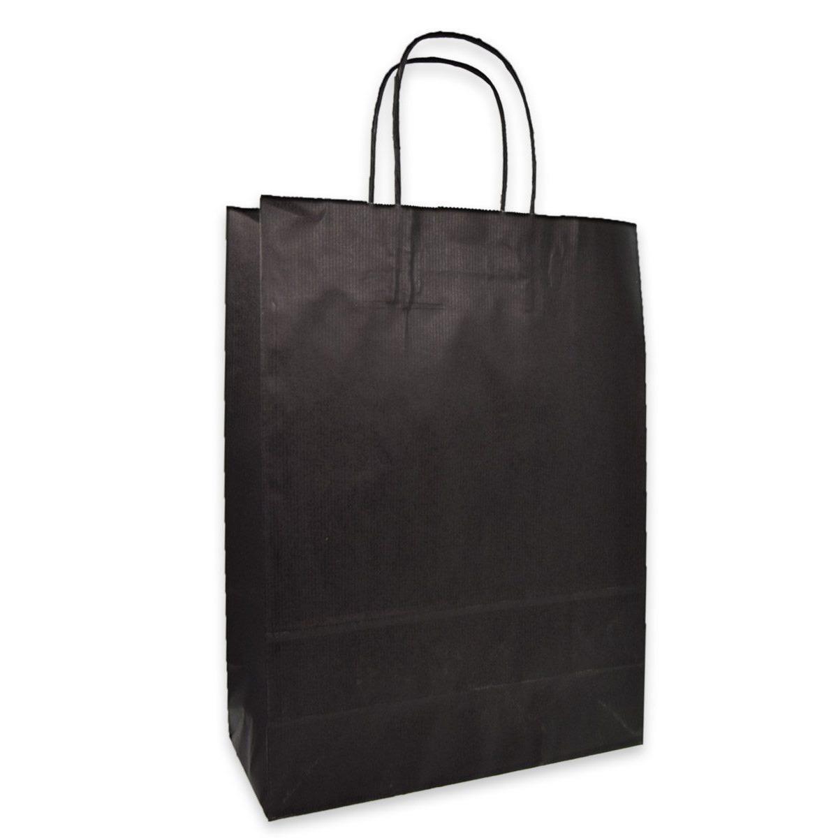 Shoppers carta colore  nero pastello h49 x l45 x p15