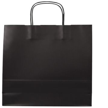 Shopper in carta h.49 x l.45 x p.15 cm colore nero