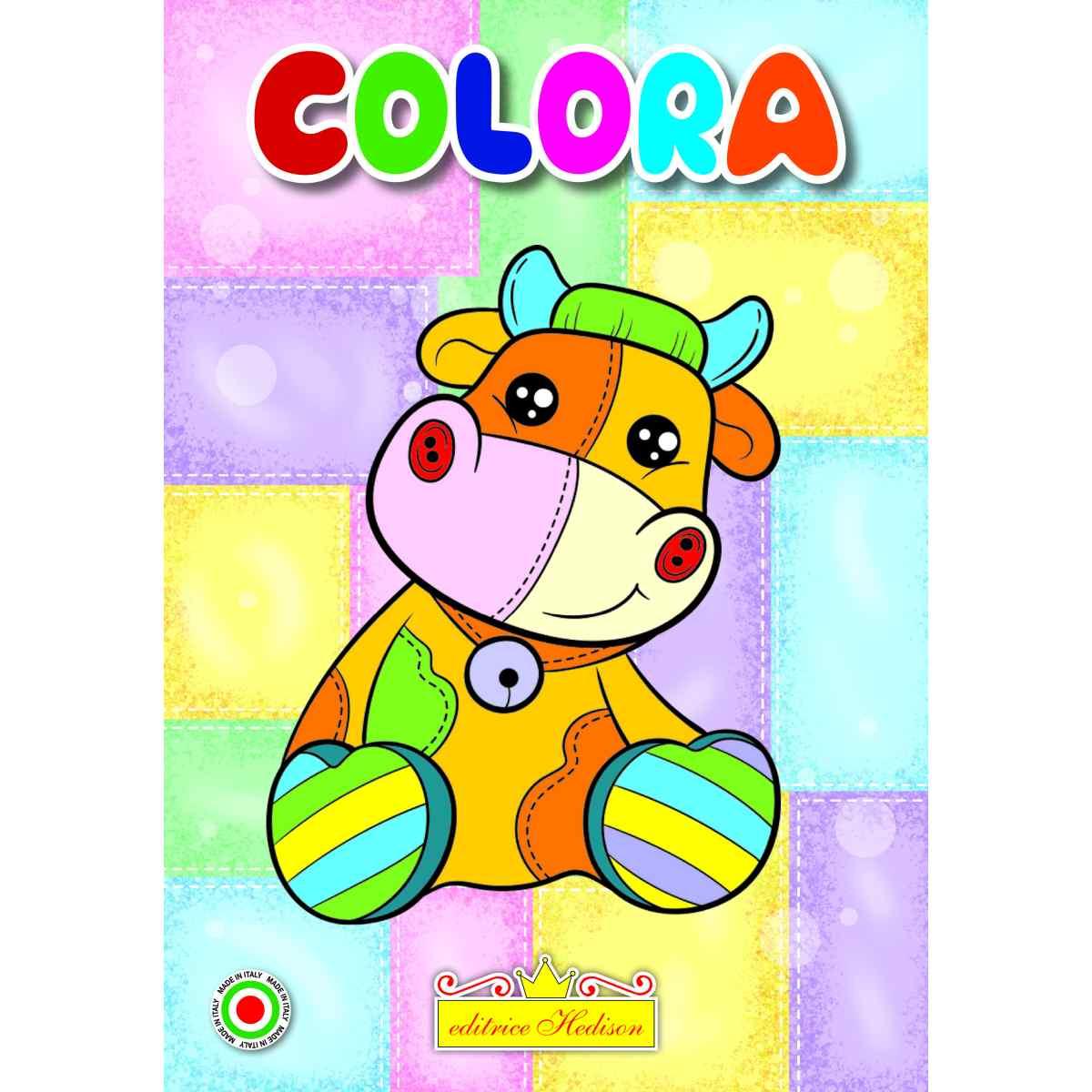 Minicolor 15x21 cm libro da colorare pupazzi, unicorni e pirati