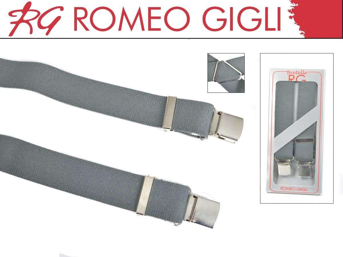 Bretella larga antracite romeo gigli