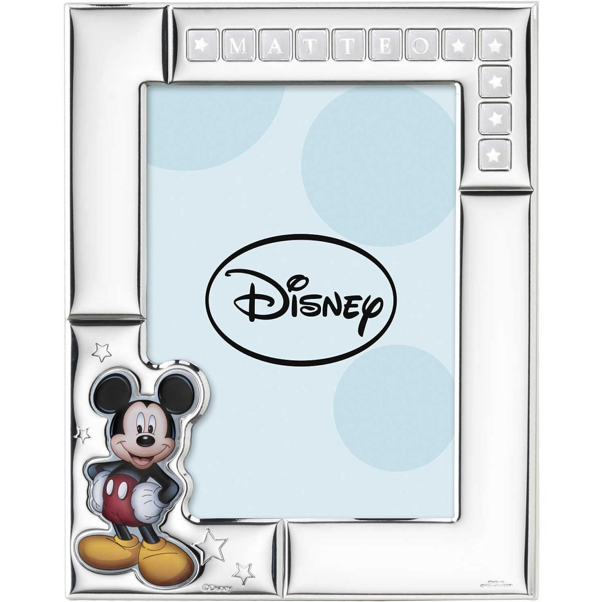 Cornice portafoto bimbo Mickey Mouse 13x18 cm letterine Valenti