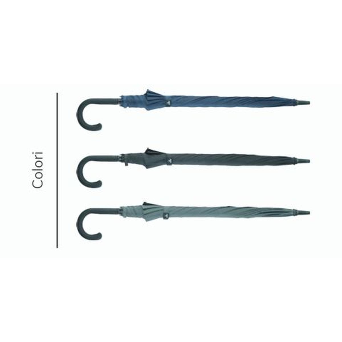 Ombrello tinta unita con apertura automatica Blue Drop