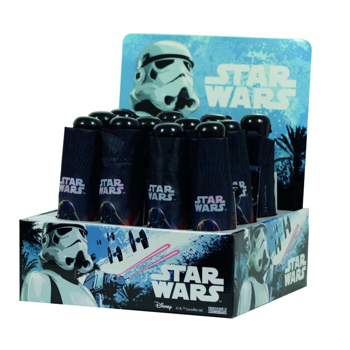 Ombrello mini manuale 3 sezioni star wars