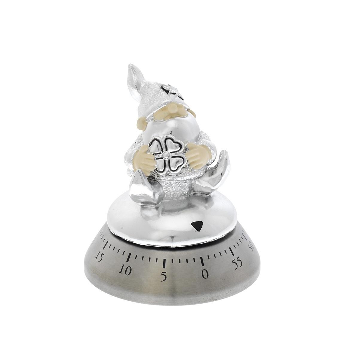 Timer con gnomo argento