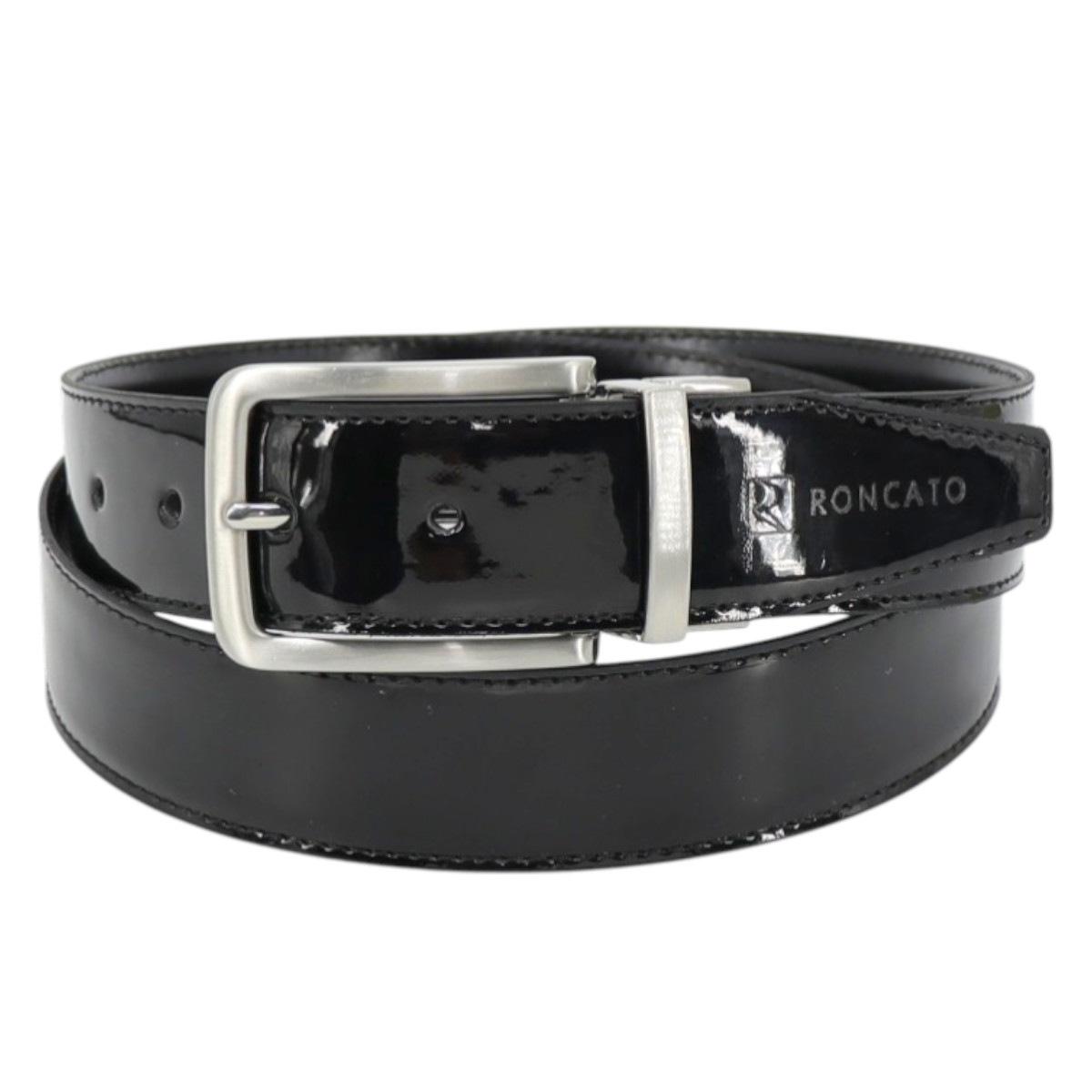 Cintura uomo double face in pelle Roncato