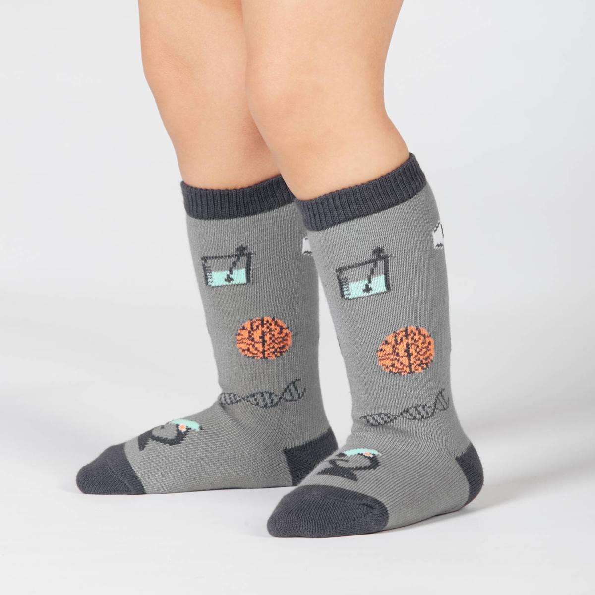 Calze regalo neonato al ginocchio scienza dei calzini - sock it to me