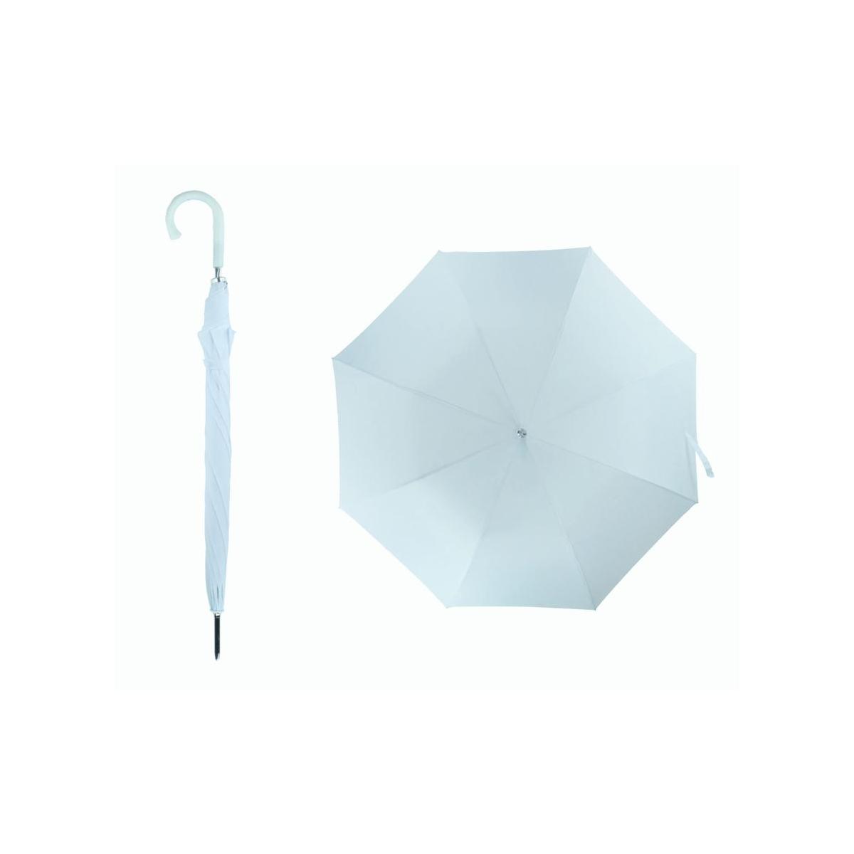 Ombrello apertura automatica bianco in poliestere Blue Drop