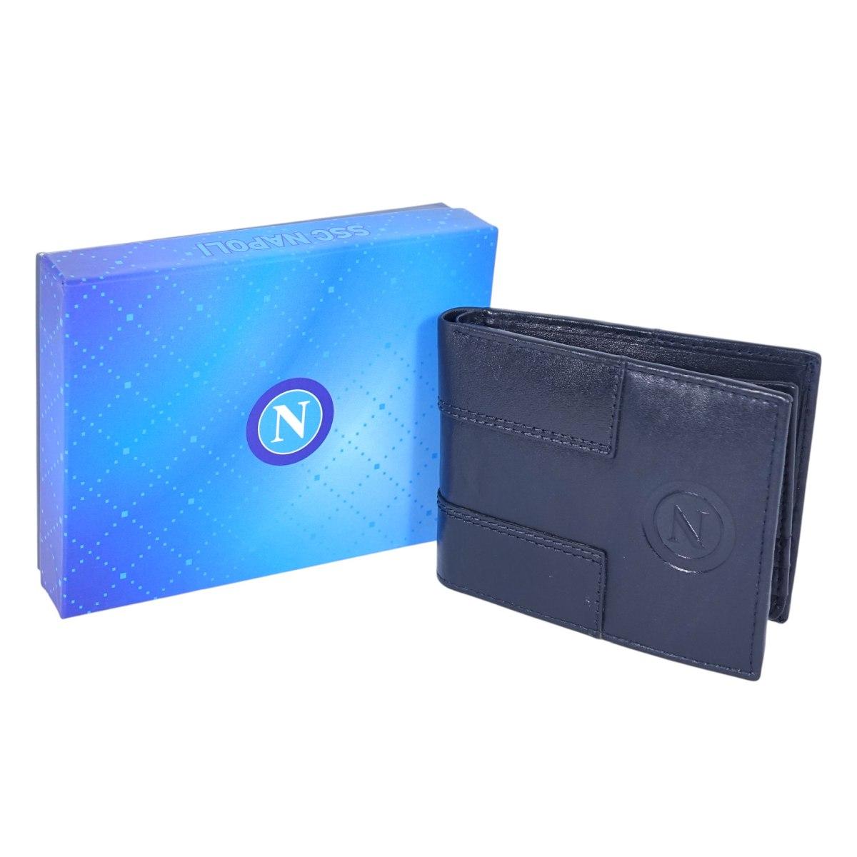 Portafogli in pelle slim SSC Napoli