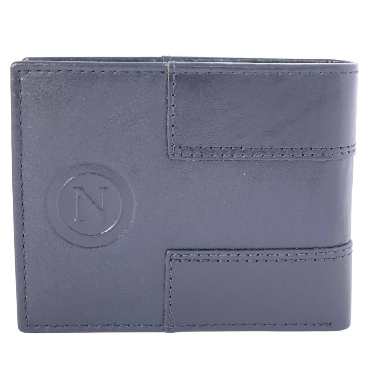 Portafogli in pelle slim SSC Napoli