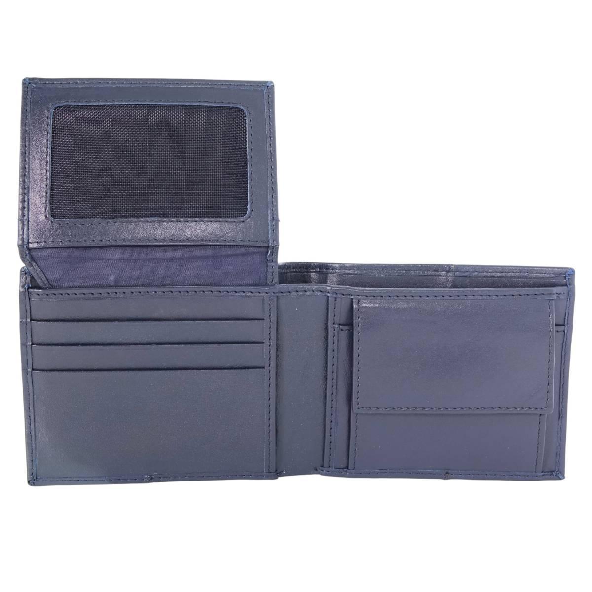 Portafogli in pelle slim SSC Napoli