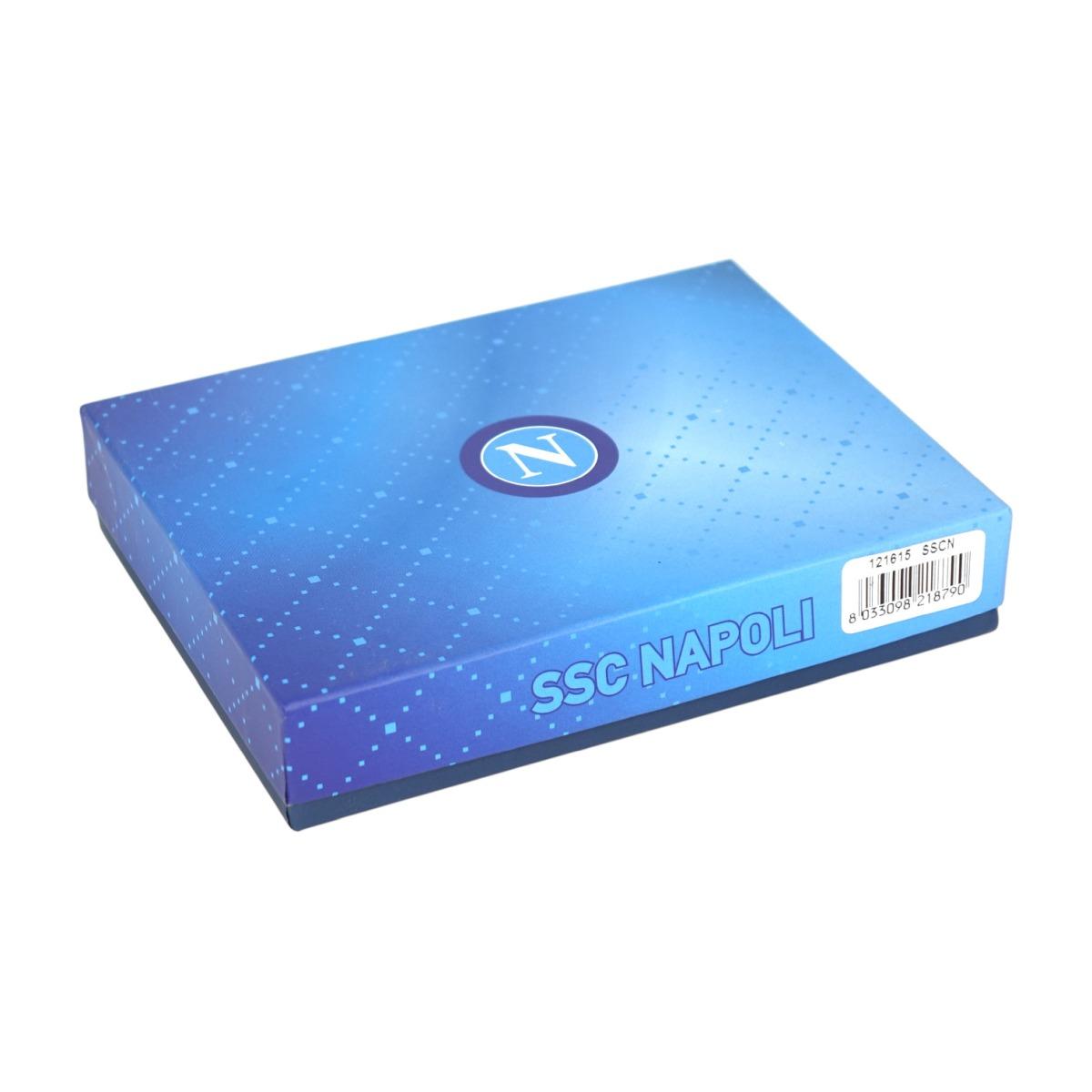 Portafogli in pelle slim SSC Napoli