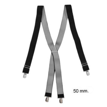 Bretelle uomo in box regular tinta unita 120 cm Made in Italy