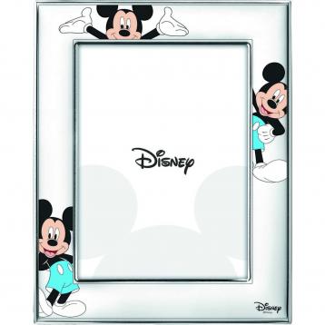 Cornice portafoto bimbo 13x18 cm Mickey mouse celeste Valenti