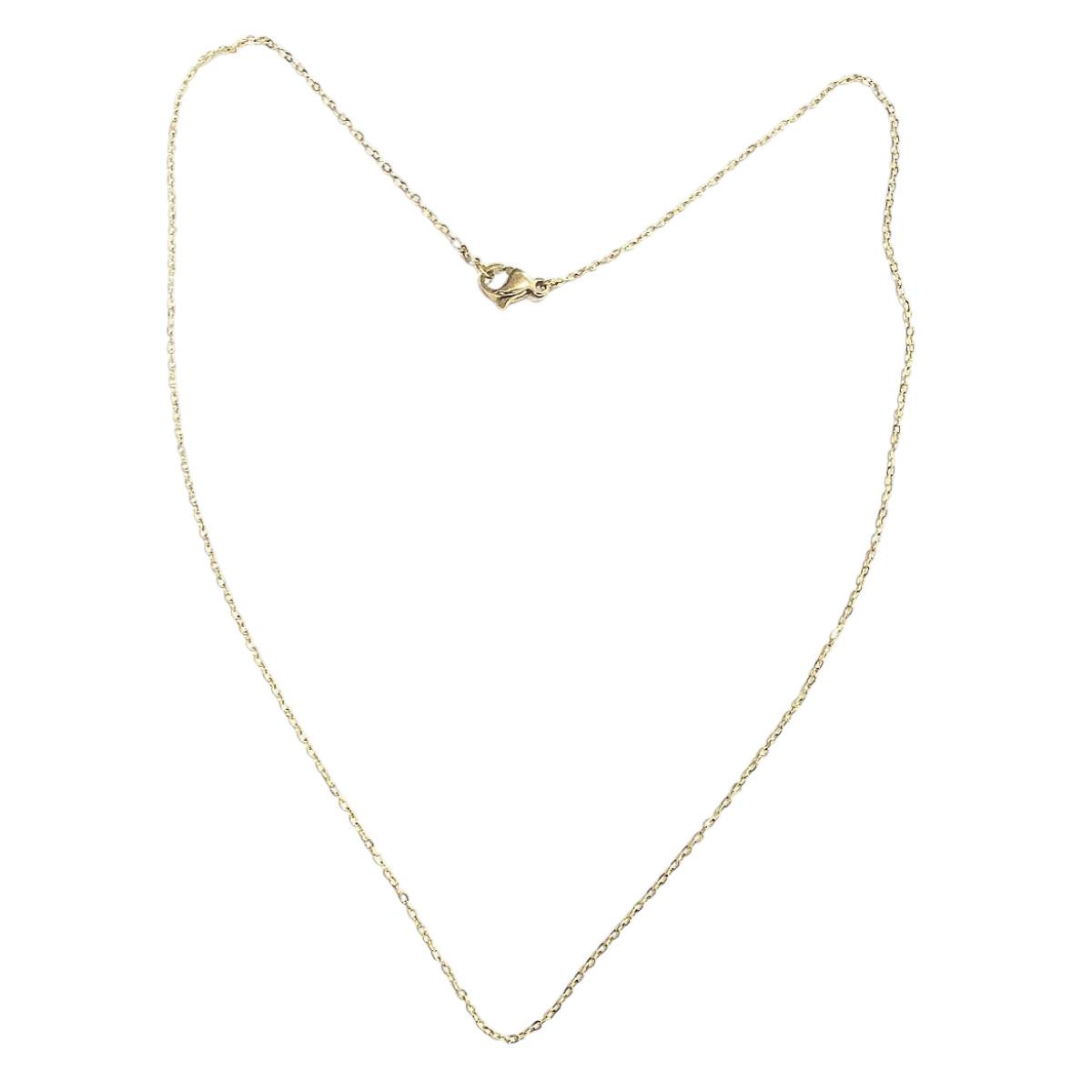 Collana unisex in acciaio 45 cm