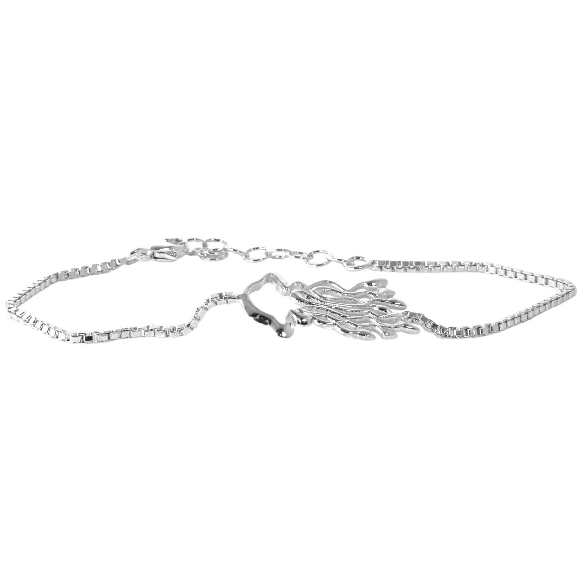Bracciale medusa in ottone rodiato Made in Italy