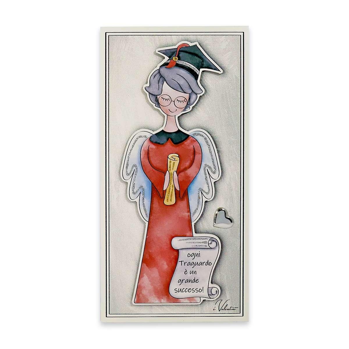 Pannello 13x26 cm laurea uomo