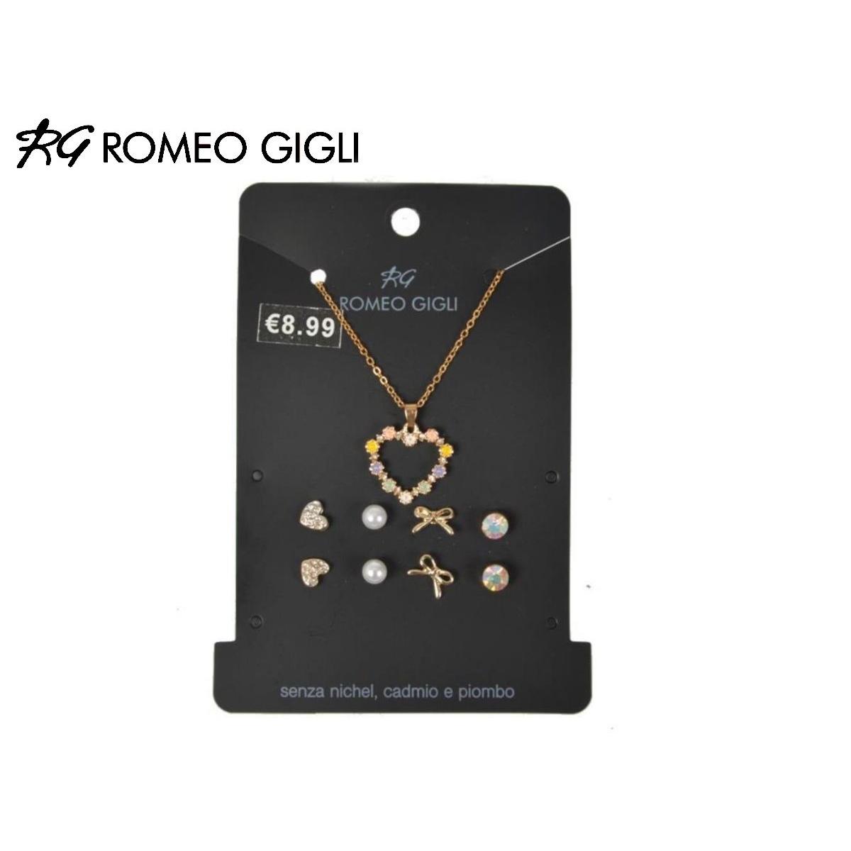 Coordinato collana e orecchini RG Romeo Gigli