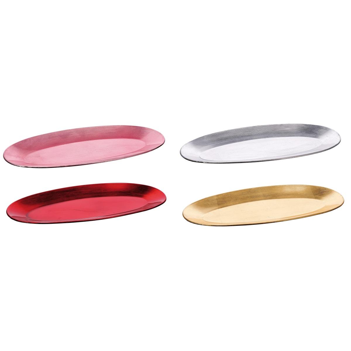 Vassoio ovale in plastica 42x20xh.3 cm