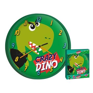 Orolologio da parete d.25 cm Crazy Dino