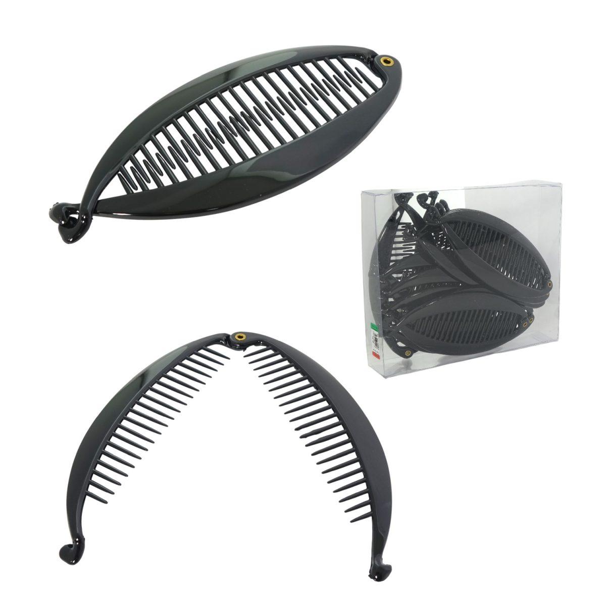 Fermacapelli sogliola nera