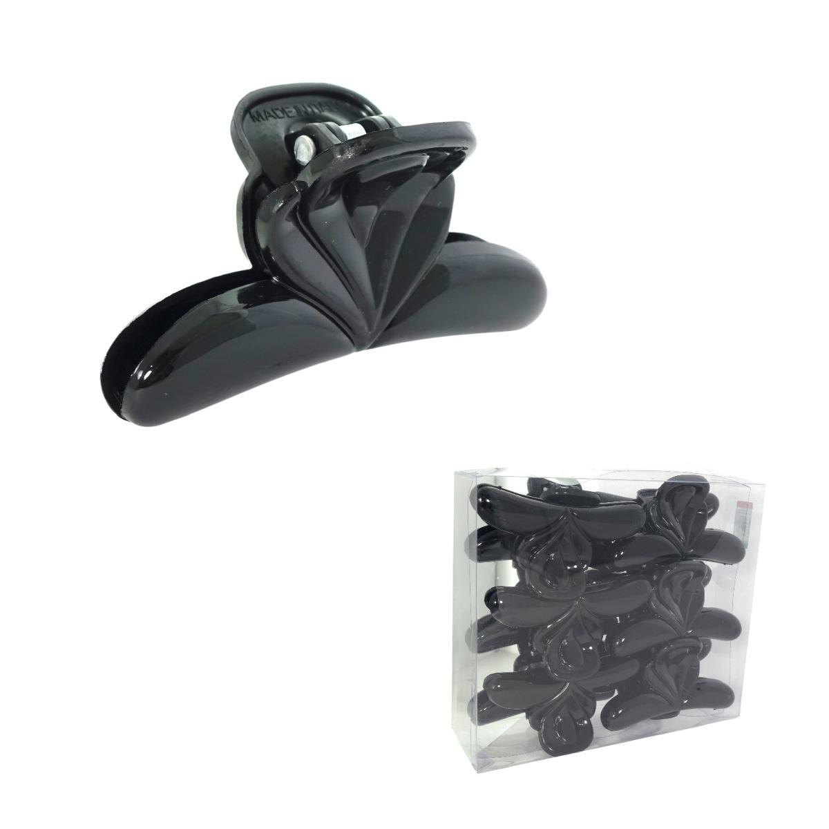 Pinza fermacapelli nera