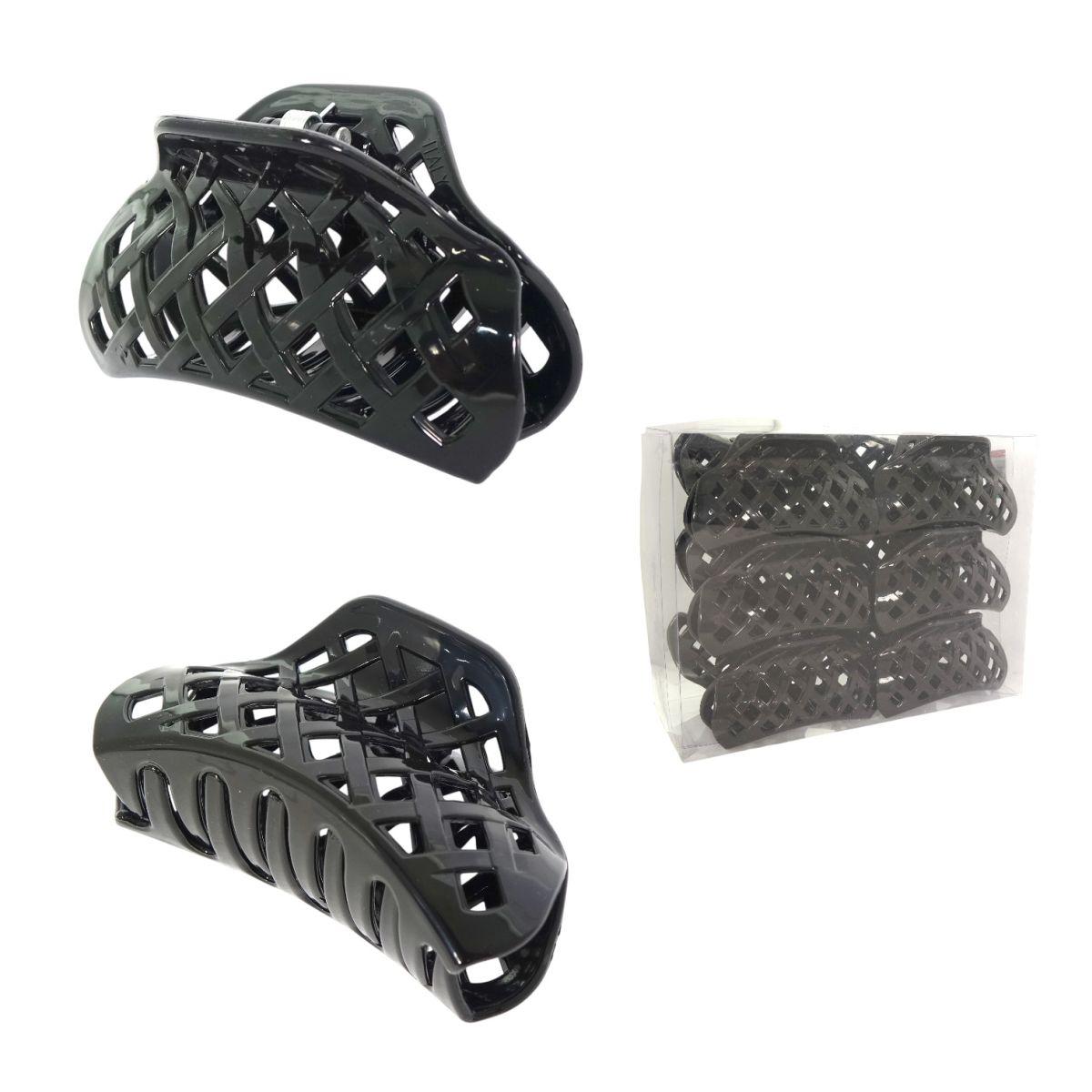 Pinza fermacapelli nera