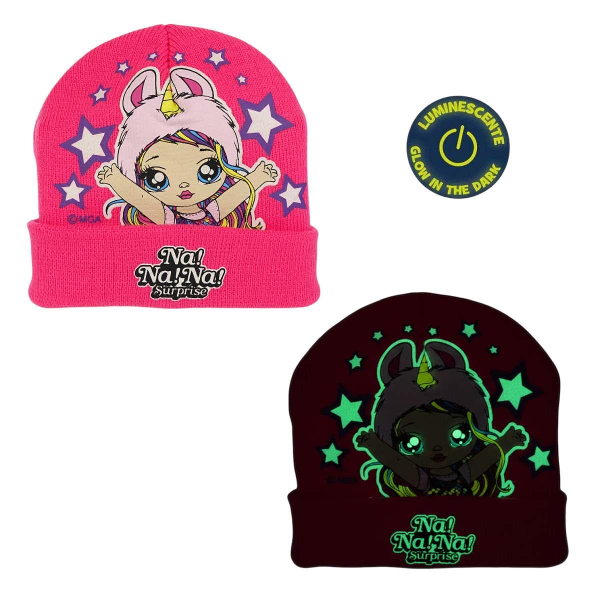 Cappello bimba luminescente con risvolto Na! Na! Na! Surprise