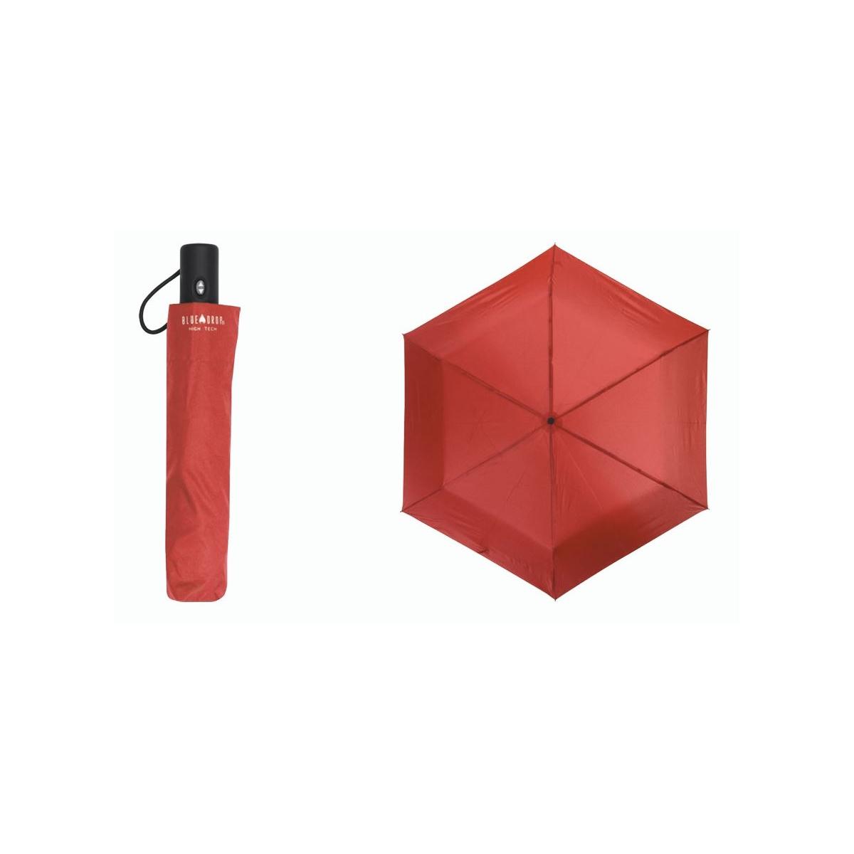 Ombrello mini open-close in microfibra antivento Blue Drop