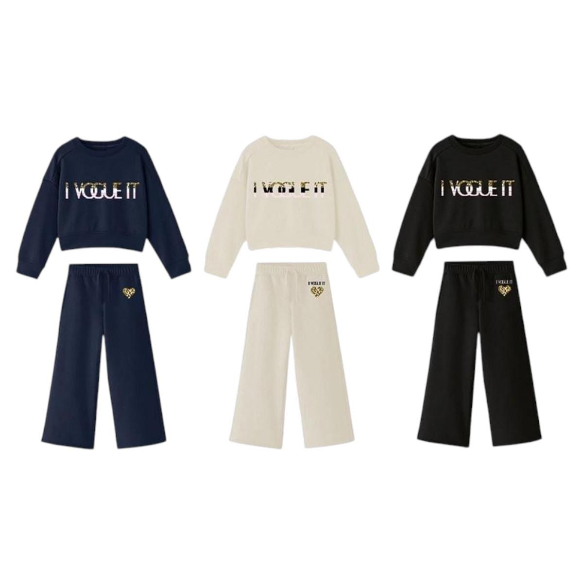 Tuta bimba felpa  pantalone I Vogue It