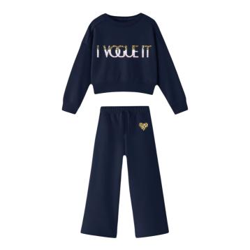 Tuta bimba felpa  pantalone i vogue it