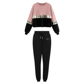 Tuta donna felpa corta e pantalone i vogue it